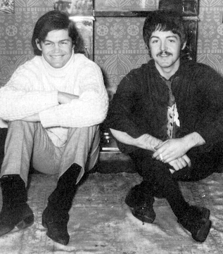 Micky Dolenz with Paul McCartney