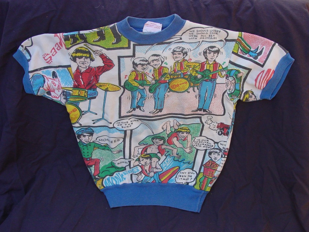 monkees cartoon shirt