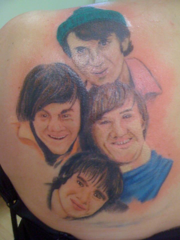 My finished Monkees tattoo