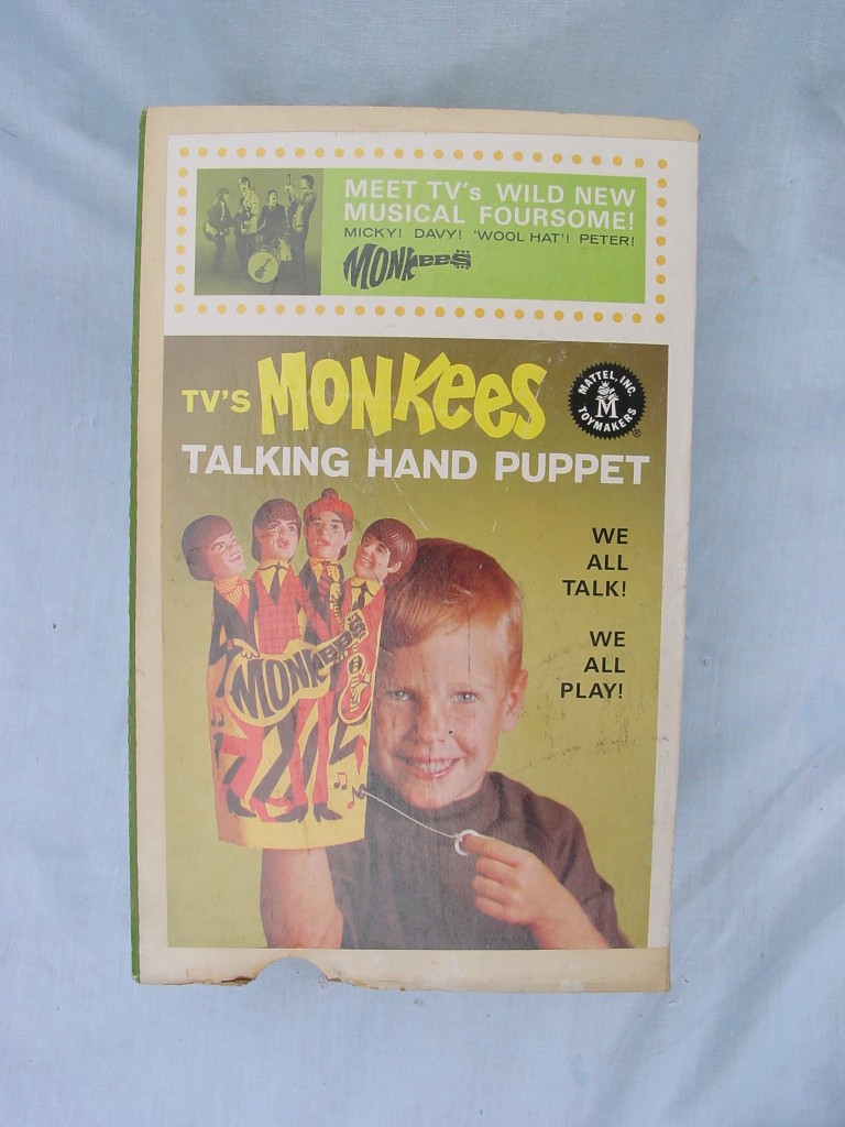monkees hand puppet box