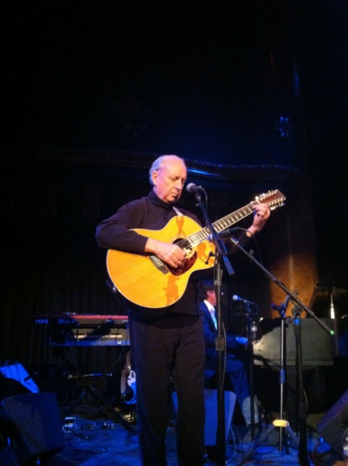 Michael Nesmith performing onstage at the Great American Music Hall in San Francisco, CA on May 4, 2012.