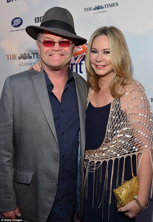 He must have a thing for the Brits: Micky Dolenz (L) and his wife Donna Quinter attended the 8th Annual BritWeek Launch Party in April this year