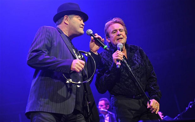 Senior moments: Micky Dolenz and Davy Jones of The Monkees at Royal Albert Hall 