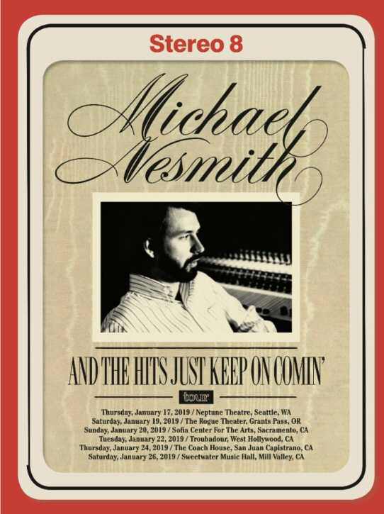Michael Nesmith Solo Tour Announced