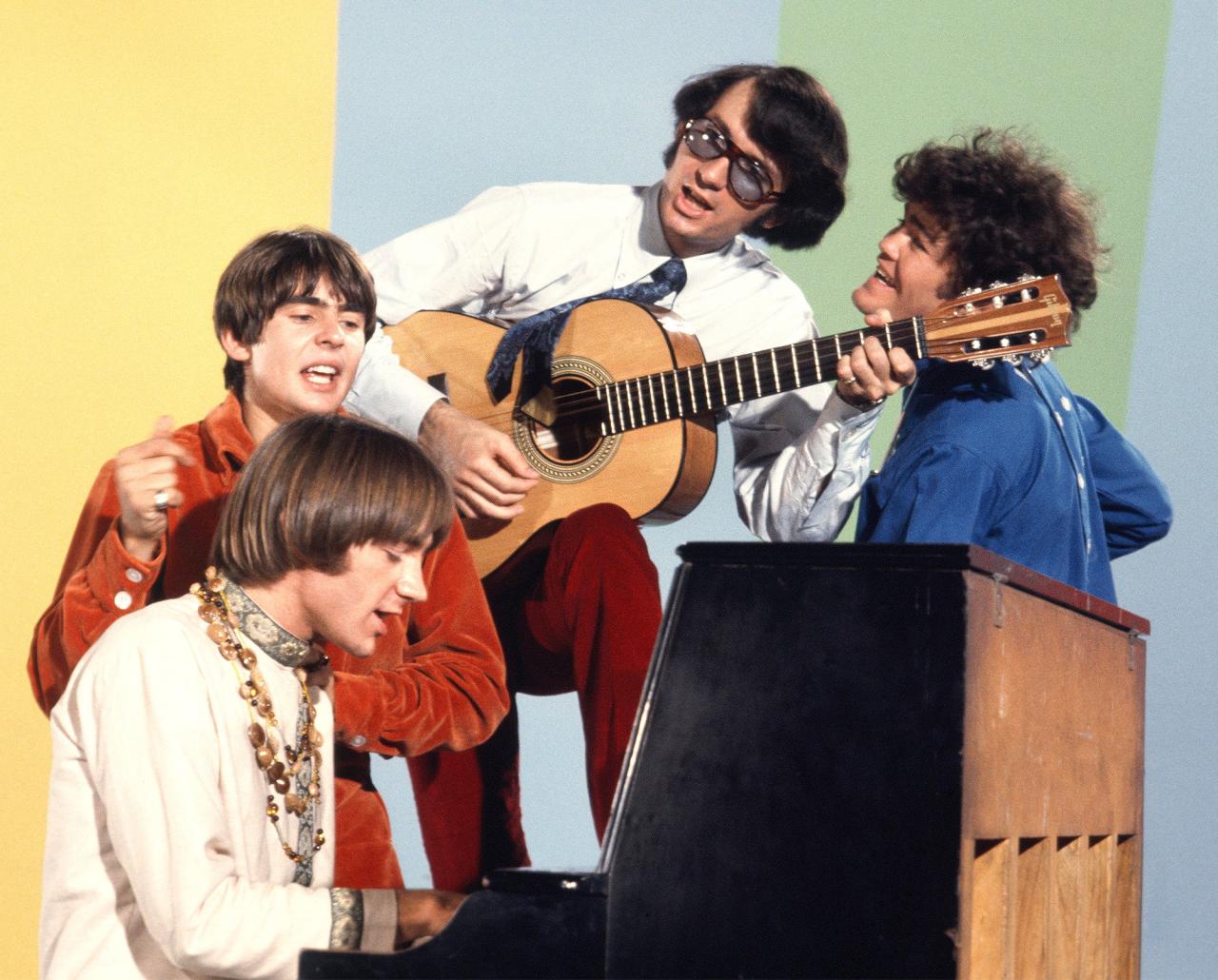 The Monkees on the set of their television show, 1967.